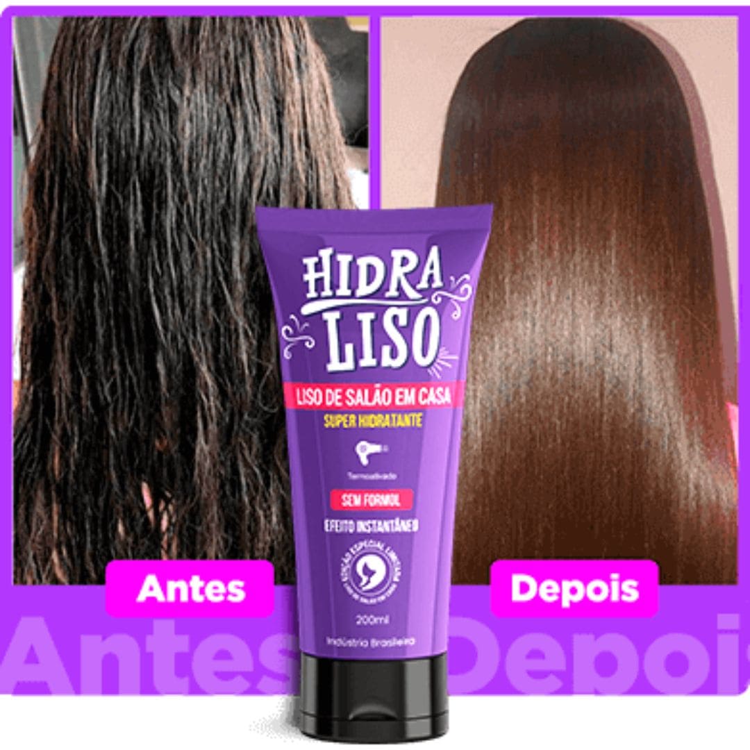 KIT HIDRALISO + SHAMPOO - Progressiva De Chuveiro Sem Formol